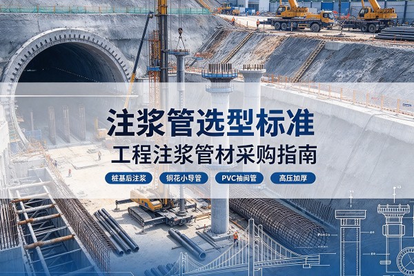 新昌注浆管选型标准